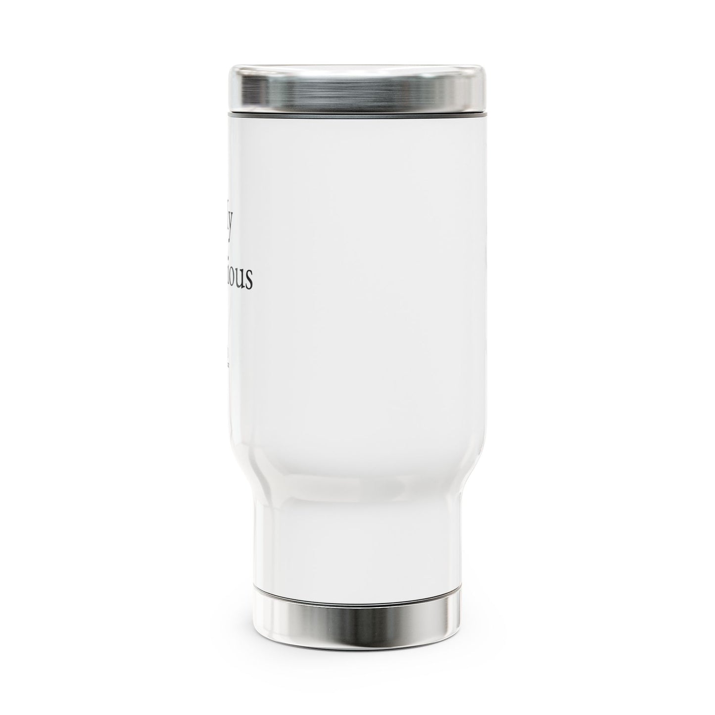 Stainless Steel Travel Mug with Handle, 14oz